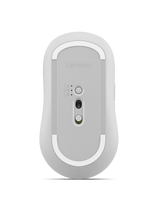 Mouse silentios Bluetooth Lenovo Yoga; pana la 4000DPI; tip: full size ambidextru; senzor: IR optic; numar de butoane: 6 (programabile); conectivitate: Bluetooth 5.3, se poate conecta la 3 dispozitive; greutate: 88g; compatibil cu Windows 10, Windows 11; include 1 x baterie de tip AA; culoare: alb