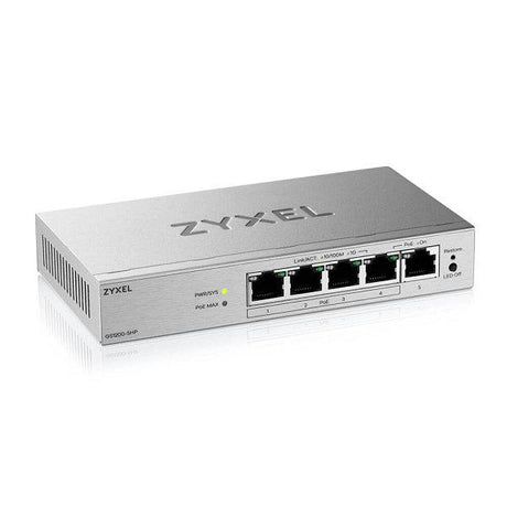 ZYXEL GS1200-5HPV3 5-Port Gigabit PoE Web-Managed Switch