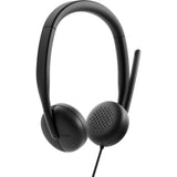 Casti Head-band DELL WH3024, Cu fir, Negru