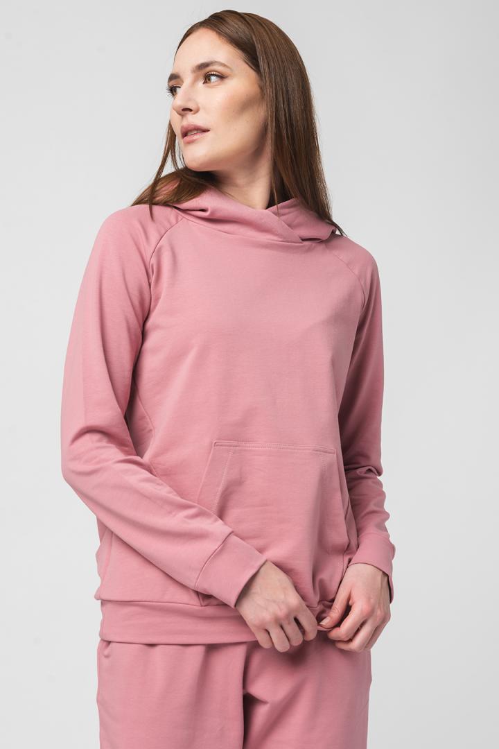HANORAC COTON RAGLAN FEMEI PINK-XL