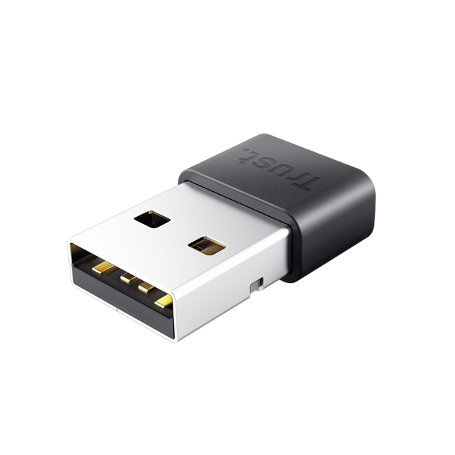 Adaptor Bluetooth Trust Myna 5.3, viteza maxima transfer 2 MB/s, negru