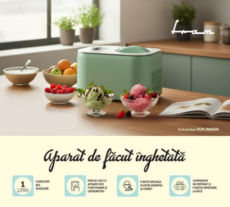 Aparat de făcut înghețată FRAM FICM-DW16GR