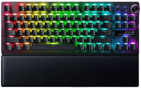Tastatura mecanica Razer Huntsman V3 Pro Tenkeyless , iluminare Razer Chroma RGB, US layout, neagra