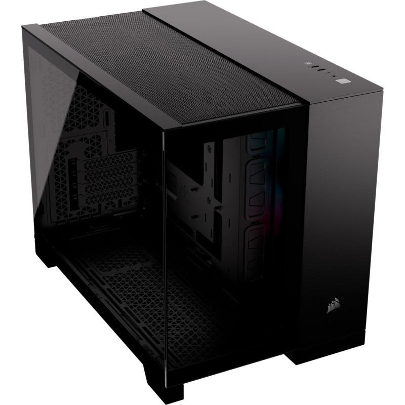 Carcasa CORSAIR iCUE LINK 2500X Micro ATX Dual Chamber NEGRU