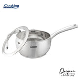 CASEROLA INOX+ CAPAC 16X9 CM, 1.8 L, NICOLAI TAND, ORIGINI, COOKING BY HEINNER