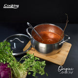 SEMIOALA INOX+CAPAC 24X13.5 CM, 6L, NICOLAI TAND, ORIGINI, COOKING BY HEINNER