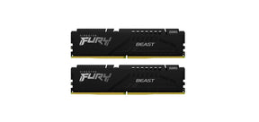 Memorie RAM Kingston, DIMM, DDR5, 16GB, 6000MHz, CL36, 1.35V, FURY Beast, Kit of 2