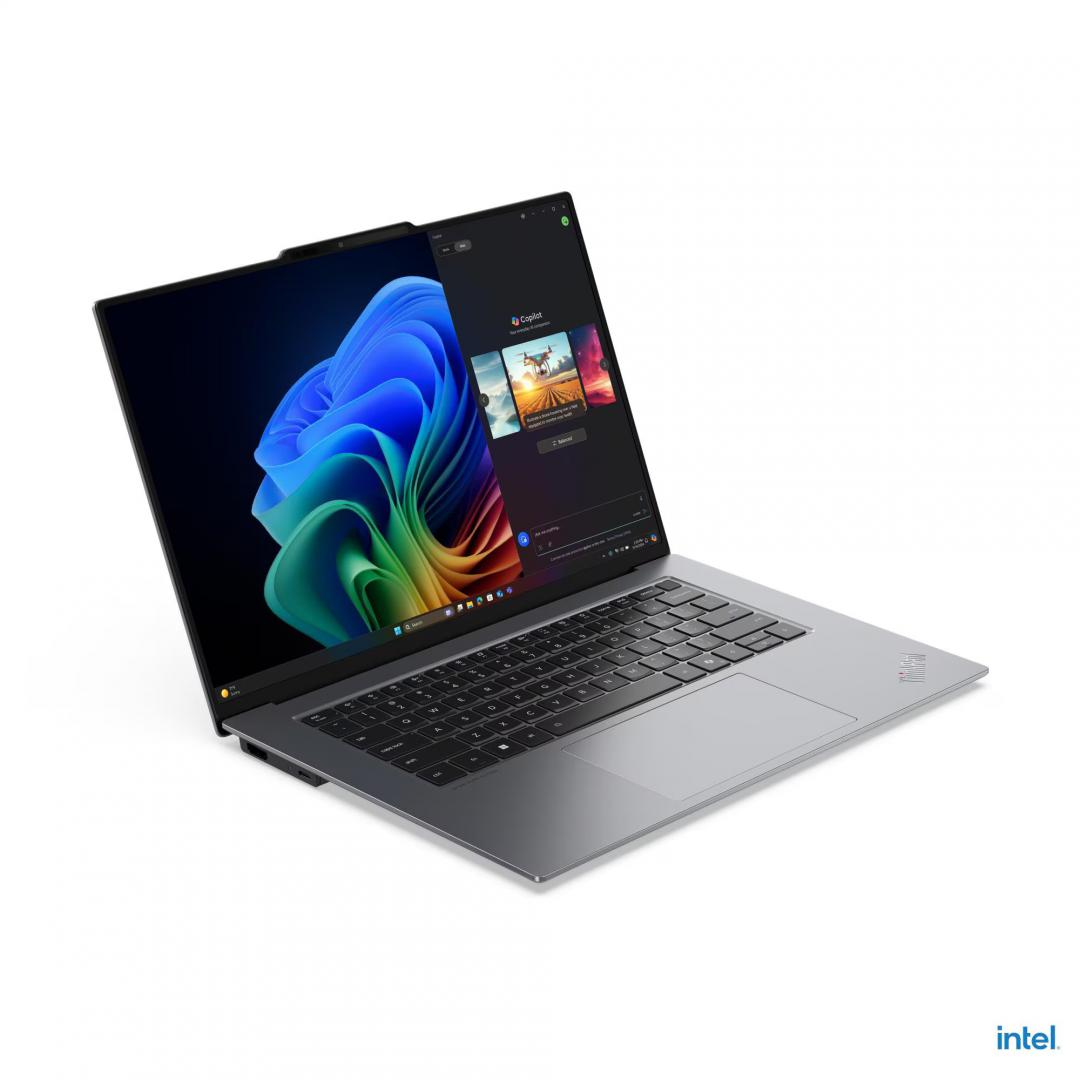 Notebook Business Lenovo ThinkPad X9-15 Gen 1 Aura Edition, cu procesor Intel Core Ultra 7 258V, 15.3'' OLED, 32 GB LPDDR5x, 2 TB SSD, Intel Arc 140V, Windows 11 Pro