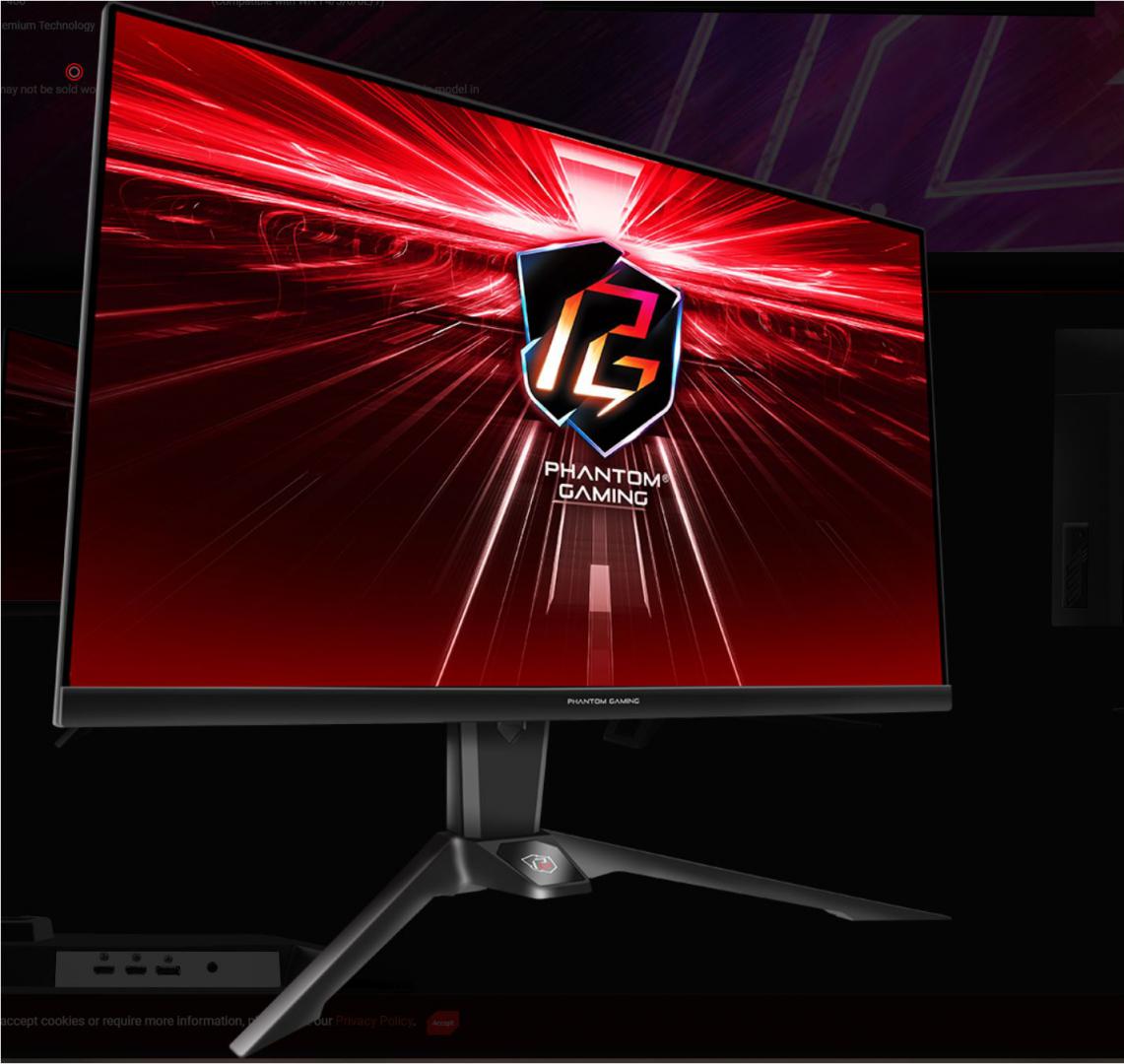 Monitor Commercial ASROCK PG32QF2B, 31.5", 2560 x 1440 pixeli, Black, 2 ani Garantie
