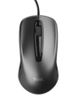 Mouse Trust cu fir, optic, rezolutie maxima 1200 DPI, negru