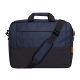 Geanta laptop Trust Lisboa, pentru laptopuri cu diagonala pana in 15.6",2 compartimente, material POM, RPET Polyester, RPET, volum 2.1 L, albastru