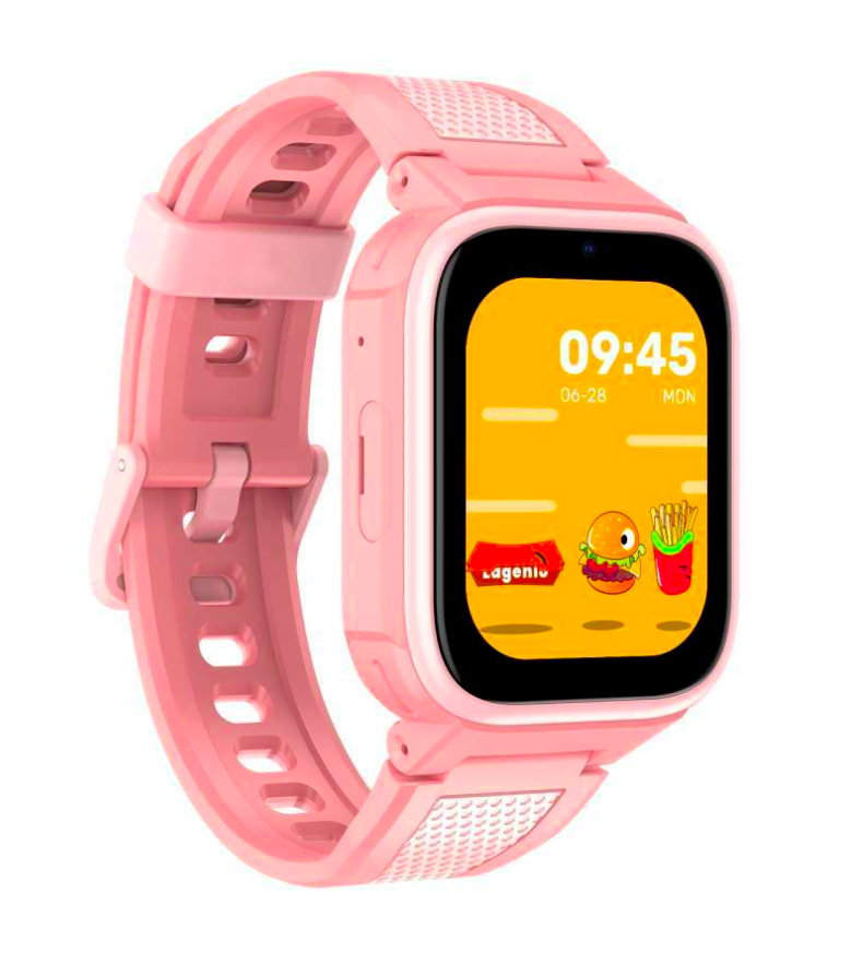 LAGENIO Smartwatch pentru copii cu Functie Telefon, K10 Conexiune 4G, Localizare GPS, IP68, Funcție SOS, Roz