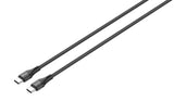 Cablu Serioux TYPE-C - TYPE-C 1M 100W, lungime: 100 cm, ieșire: 100W, tip cablu: USB-C la USB-C, culoare: Negru, funcție: încărcare și sincronizare