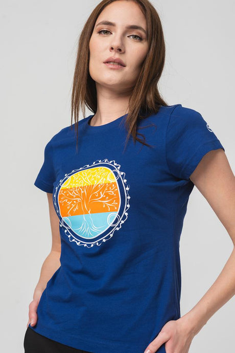 TRICOU  ROATA FAMILIE FEMEI  ROYAL BLUE-L