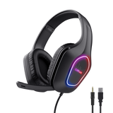 Casti cu fir Trust LED GXT 416 Zirox, cu microfon, interfata 3.5mm, USB- A, frecventa raspuns 20 Hz - 20.000 Hz, sensibilitate 90 dB, negru