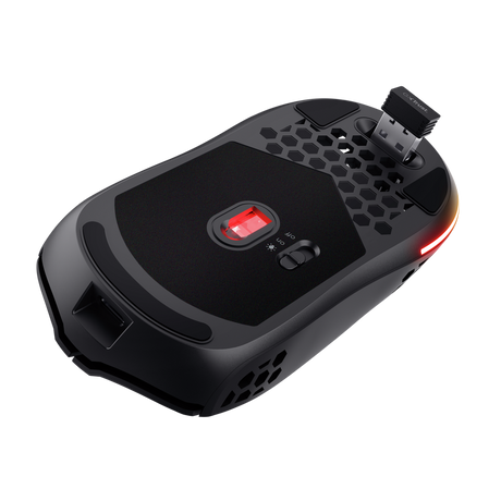 Mouse Trust GXT 929 Helox, wireless, rezolutie maxima 4800 DPI, negru