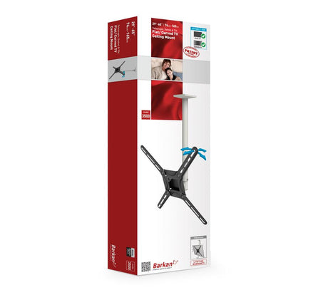 Suport TV de perete, Barkan 3500.W, Fix, 29"- 65", VESA 400 x 400 mm, suporta pana la 40kg, alb