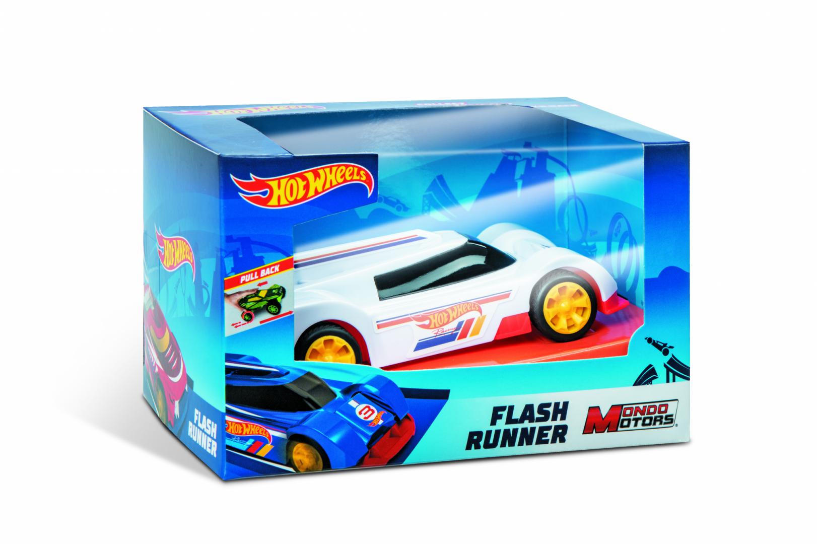 MASINA PULL&BACK, GROWLER, ALBASTRU, HOT WHEELS