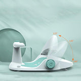 Scaun baie bebe cu ghidon , spatar reglabil , verde, U-Grow