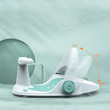 Scaun baie bebe cu ghidon , spatar reglabil , verde, U-Grow