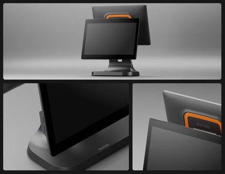SUNMI DESKTOP POS SYSTEM L1573 T2s LITE EN (15.6" + 15.6", 4GB + 64GB, WiFi, EU Adapter)