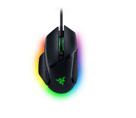 Mouse Razer cu fir Razer Basilisk V3 RGB, butoane programabile 10+1, Razer™ HyperScroll Tilt Wheel, 11 zone de iluminare Chroma RGB, negru
