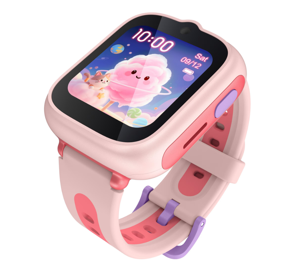 Ceas SmartWatch pentru copii TCL MOVETIME Kids Watch MT48, 1.68", 4G, GPS, IP68 2ATM, Camera 2MP, Cosmic Pink