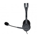 Casti Head-band Logitech H111, Wired, Negru