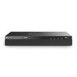 NVR PoE TP-Link VIGI 16 canale 2016H-16MP; 1, RJ-45 10/100/1000 Mbps, 140 W PoE Budget total; maxim 30 W per port, 4K, 2x SATA Interface, max 10TB, H.265+/H.265/ H.264+/H.264; ONVIF, CGI, detecție mișcare, linie, intruziune, persoane, vehicule etc.