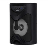 Boxa portabila Akai ABTS-704, Bluetooth 4.2, radio FM, 1x port USB pentru mp3 player, 1x slot card TF, lumini LED, baterie reincarcabila, 1x slot pentru microfon, timp de incarcare 2 ore, timp de folosire 1.5 ore la volum maxim