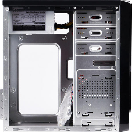 Carcasa Spacer Moon, ATX, Mid Tower NEGRU