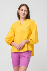 CAMASA CASUAL FEMEI YELLOW XS