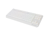 Tastatura gaming mecanica wireless Genesis Thor 230 TKL, iluminare RGB, 87 taste, 11 butoane multimedia, alb