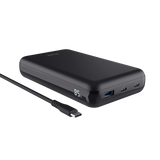Baterie externa pentru laptop Trust Laro, 100W, interval voltaj 5 V - 20 V,  negru