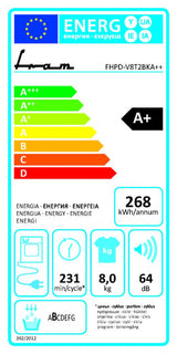 USCATOR DE RUFE CU POMPA DE CALDURA FRAM FHPD-V8T2BKA++