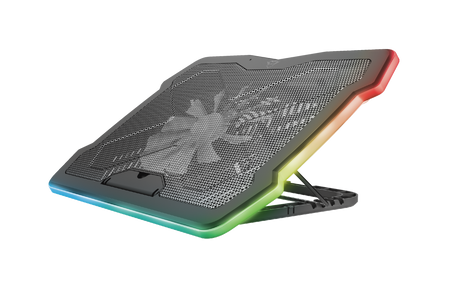 Stand racire Laptop Trust GXT 1126 Aura Multicolour-illuminated, negru
