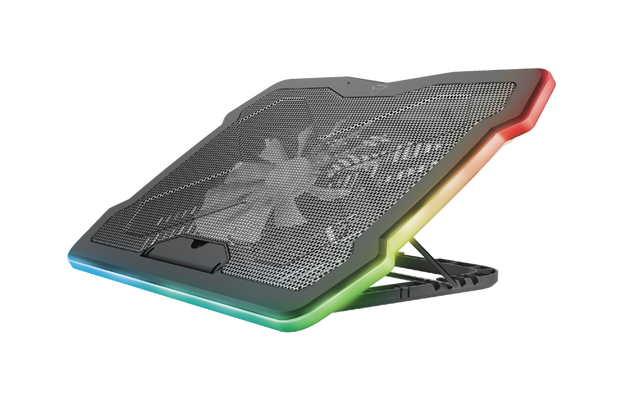 Stand racire Laptop Trust GXT 1126 Aura Multicolour-illuminated, negru