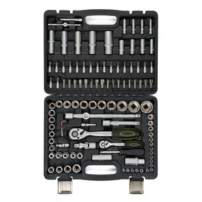 HR TRUSA 108 PIESE  1/4"&1/2" CR-V