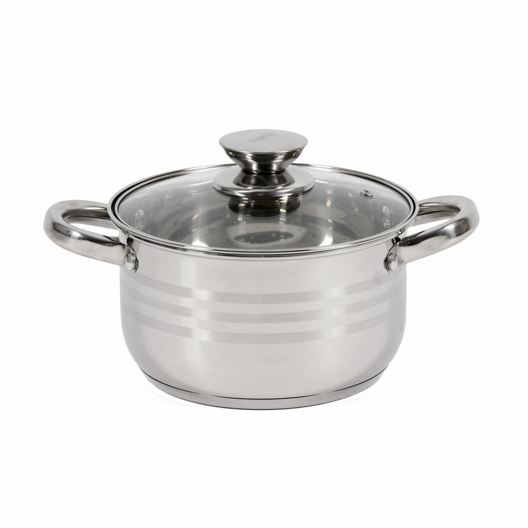 SEMIOALA INOX+CAPAC, 18X10.5 CM, 2.5 L, MYRA, COOKING  BY HEINNER