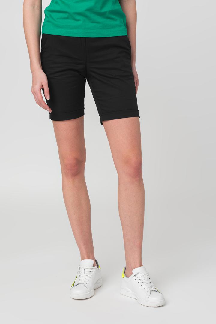PANTALONI SCURT CASUAL FEMEI BLACK S