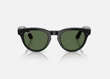 RayBan Meta HEADLINER Low Bridge Fit - Shinny Black - G-15 Green GEN2