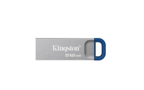 Memorie USB Kingston DataTraveler Kyson 512GB, USB 3.2, Argintiu