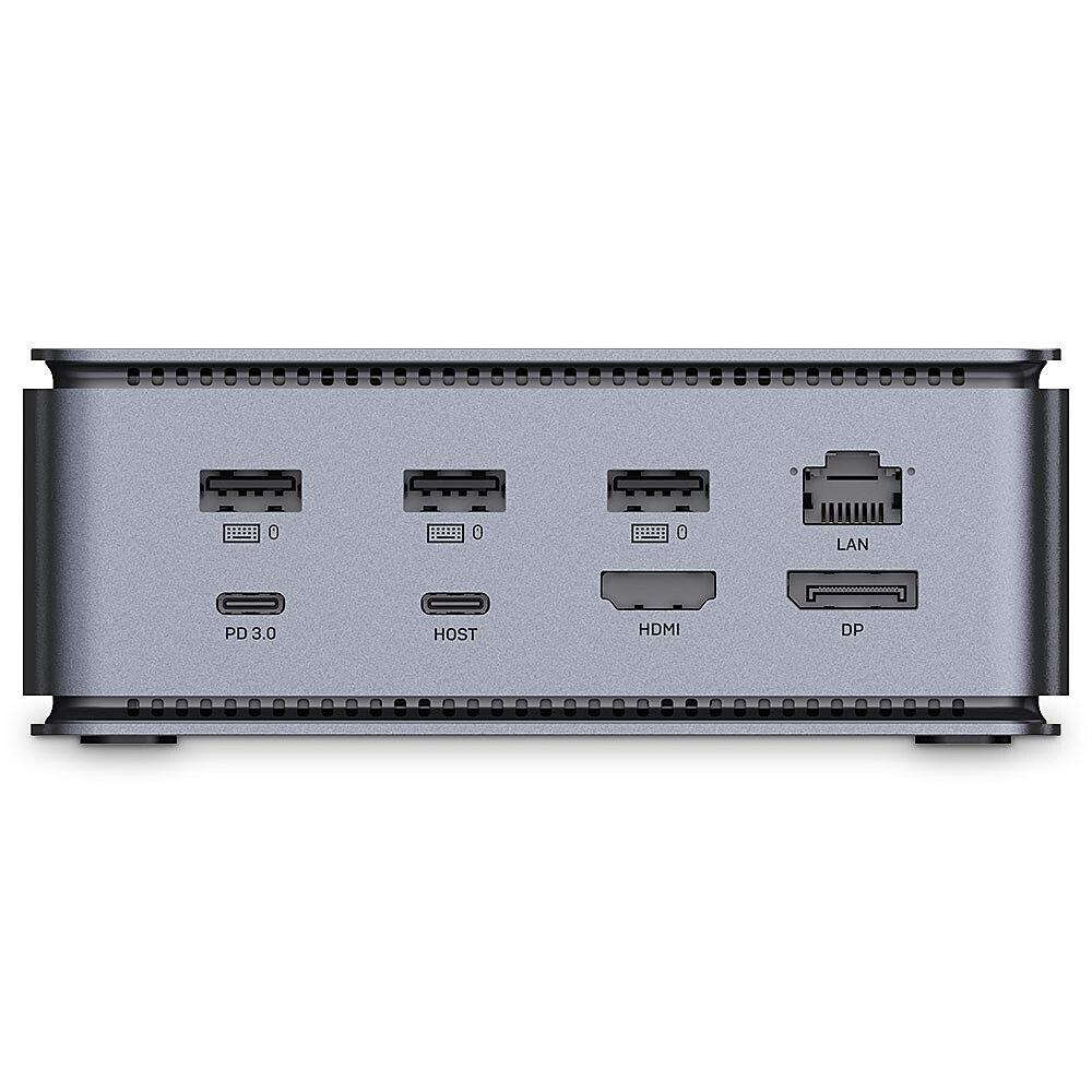 Docking station Lindy DST-Pro USB4, USB Type-C, 100W, Gri, 2 ani Garantie