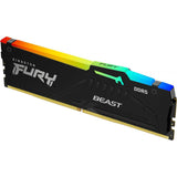Memorie RAM Kingston , DIMM, 32GB (2x16GB) DDR5, CL40, 5200MHz FURY Beast RGB