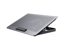 Stand cooling laptop Trust Exto, cabluri incluse USB-A to USB-A 100cm, nivel sunet 30 dBA, 35 dBA, viteza rotatie 650 RPM, argintiu