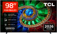 Televizor TCL RGB-MiniLed 98RM7L, 248 cm, Smart Google TV, 4K Ultra HD, 144Hz, Clasa D (Model 2026)