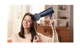 Uscator de par Philips BHD510/00, 2300W, tehnologie ThermoShield, ingrijire cu ioni, 2 setari de viteza, 3 setari de temperatura, difuzor, cap de coafare 11 mm, Albastru inchis metalizat
