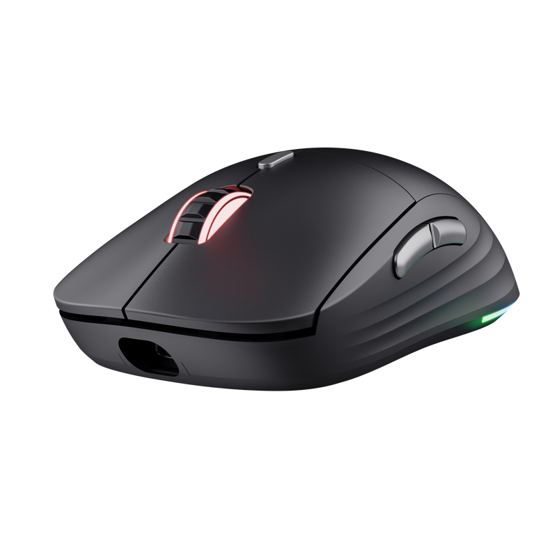Mouse Trust GXT980 REDEX wireless, USB 2.0, rezolutie maxima 10000 DPI, 6 butoane, iluminare full RGB , negru