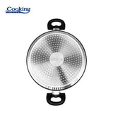 SEMIOALA ALUMINIU FORJAT 24x10 CM,3.8L,ONIX, COOKING BY HEINNER
