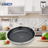 TIGAIE INOX IN 3 STRATURI 28X5.5 CM, TITANIUM3, COOKING BY HEINNER